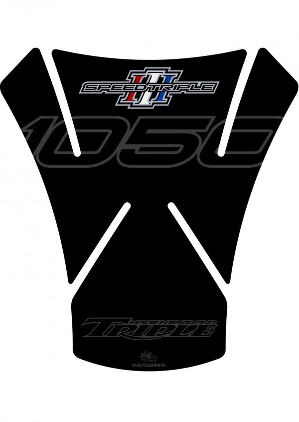 Tankinsuojaus 05-16 Speed ​​Triple 1050 Musta