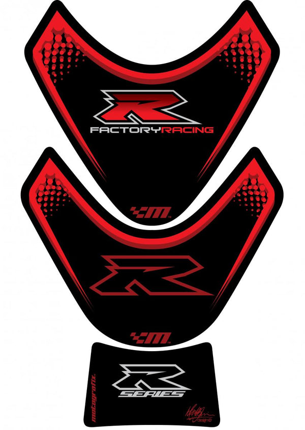 Tankinsuojaus 09-15 GSXR1000BLACK/PUNAINEN