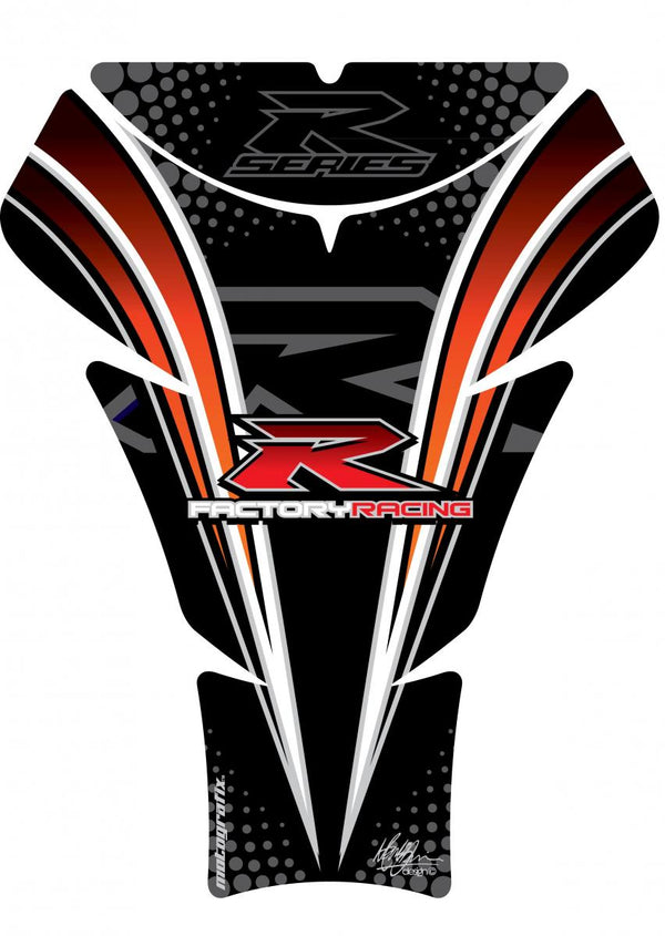 Tankinsuojaus 05-08 GSXR1000/06-15 GSXR600 750 Musta/Orang