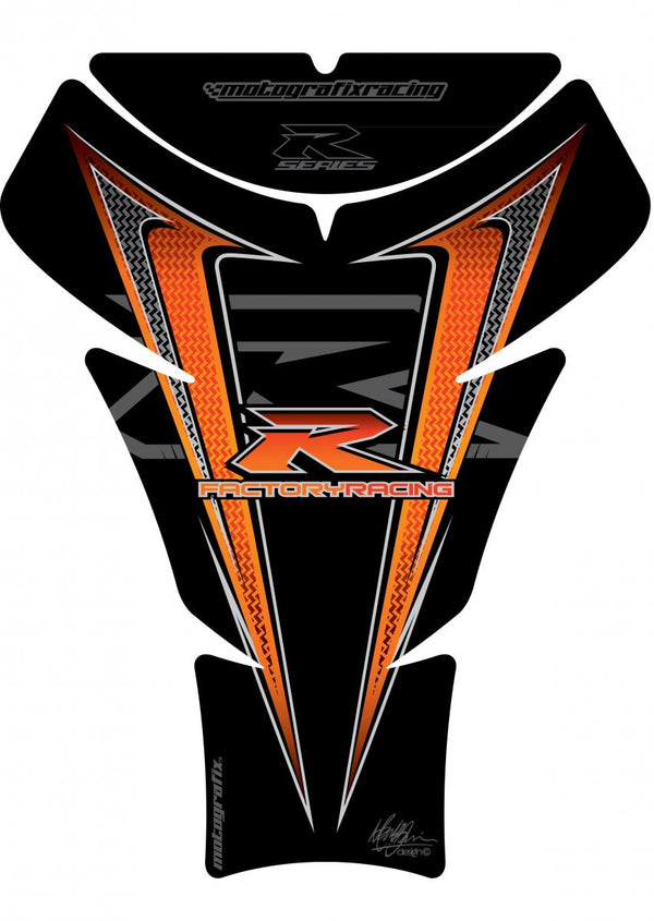 Tankinsuojaus 05-08 GSXR1000/06-15 GSXR600 750 Musta/Orang