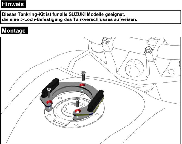 Säiliörengaslukko-IT 5-reikä. Vastapuolinen säiliöpussi 4 kerrosta