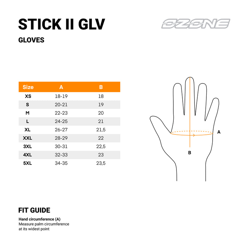 Otsoni Mc-Gloves Stick Custom II musta