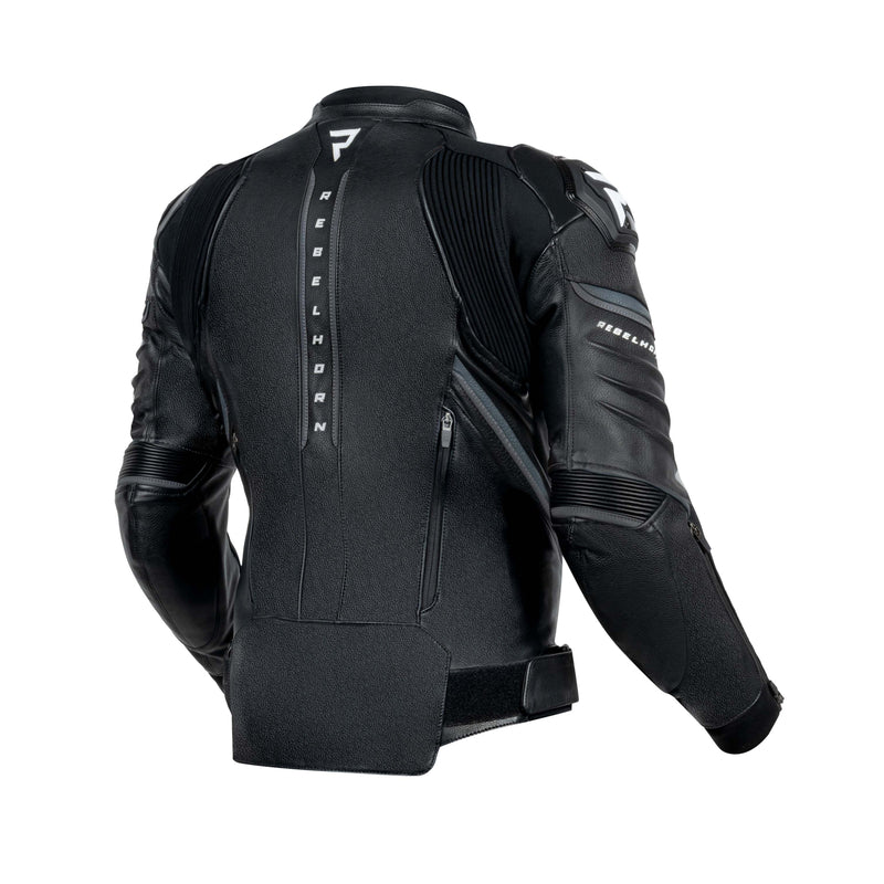 Rebelhorn mc-leather jacket veloce black