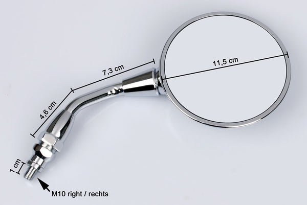 EMGO-peili kromi oikea EC STEM 20-25131