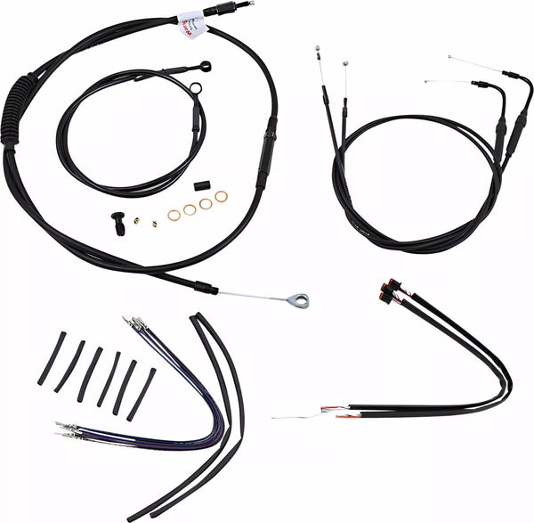 Burly Brand Cable Kit SS 11-15 FLST B30-1125