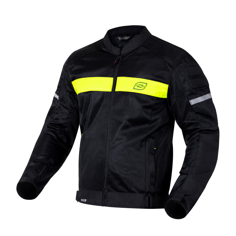 Otsoni tekstiili MC-Jacket Dart Black /Flu