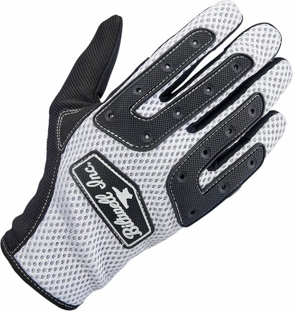 Biltwell-hansikkaat Anza wht/blk MD 1507-0401-003