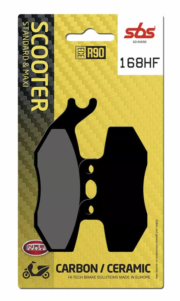 SBS BRAKE PAD CAR/CER SCOOT 168HF