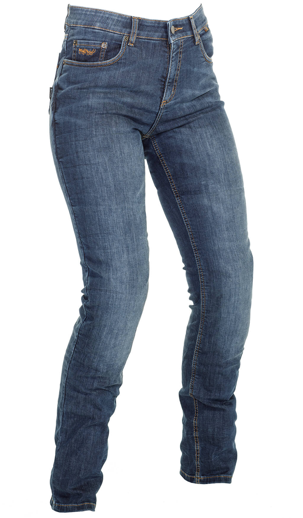 Richa Lady Kevlar Mc-Jeans Nora pesi sinisen