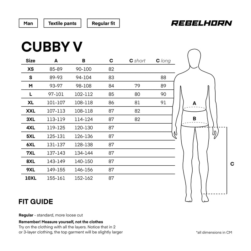 Rebelhorn Textile Mc-Pints ​​Cubby V Grey