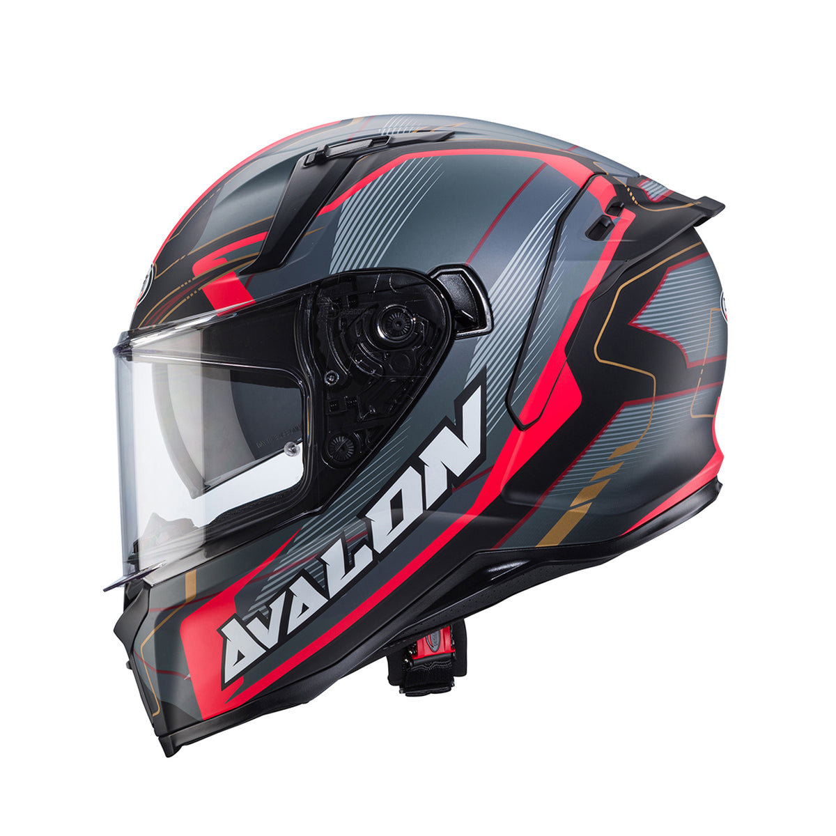 Caberg Integral MC Helm Avalon X Optic Grey /Red