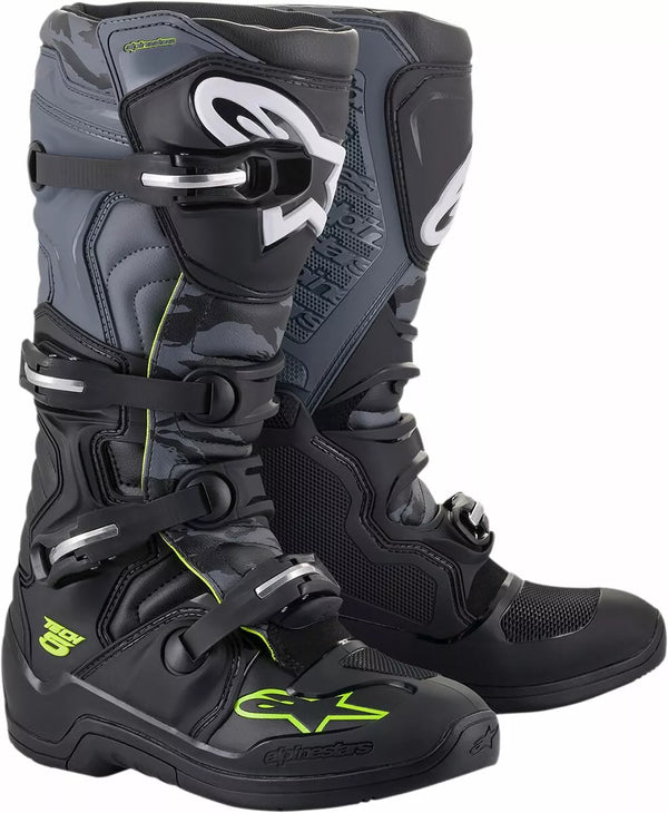 Alpinestars (MX) Boot Tech5 BK/GY/YL FL 9 2015015-1055-9