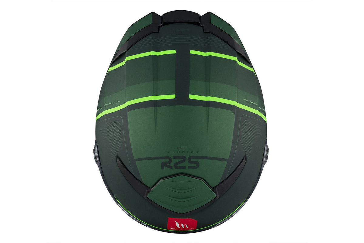 MT -kypärät integraalit MC -kypärä Thunder 4 SV R25 Green