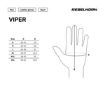 Rebelhorn MC Gloves Viper musta /punainen