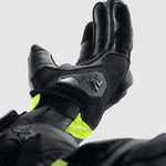 Rebelhorn MC Gloves Viper musta /punainen