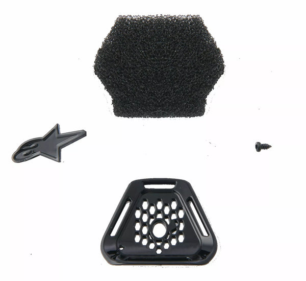 Alpinestars (MX) Chin Vent S-M10 Musta 8973023-10-OS