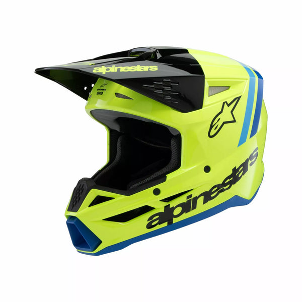 Alpinestars (MX) -kypärä YTH SM3 Radium YL/BK/B 8301925-5017-SYM