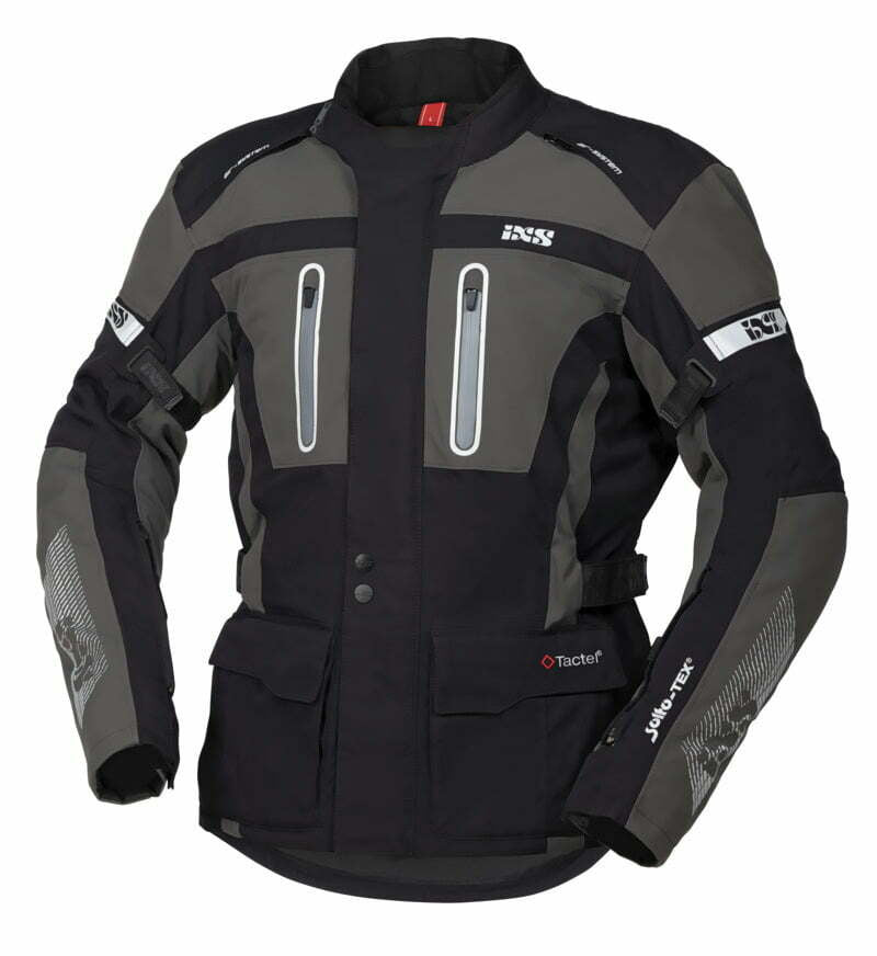 IXS Textile MC -takki Pacora St Black /Grey