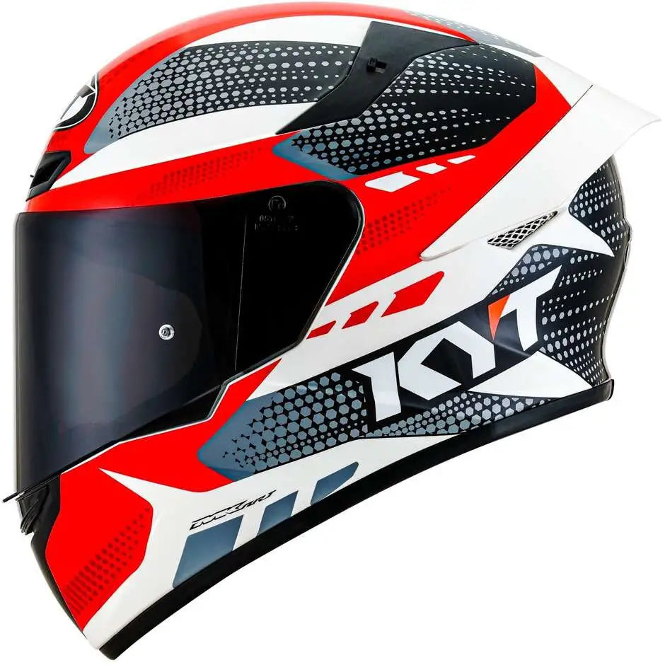 KYT Integral MC -kypärä TT-REVO Gear E6 Black /Red