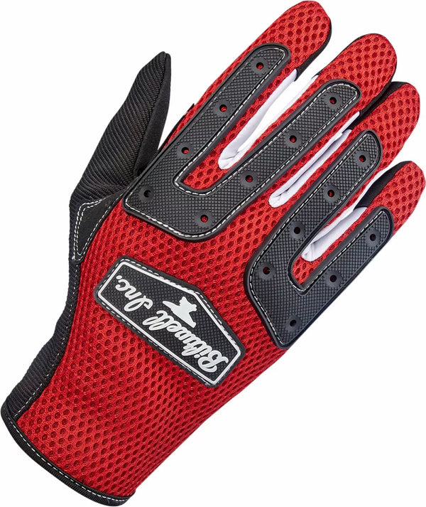 Biltwell-hansikkaat Anza Red/BLK MD 1507-0801-003