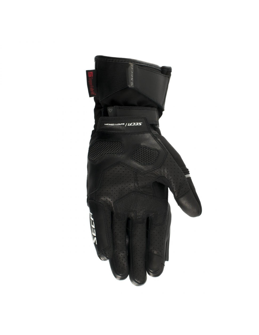 Seca Dam MC Gloves Compass Musta