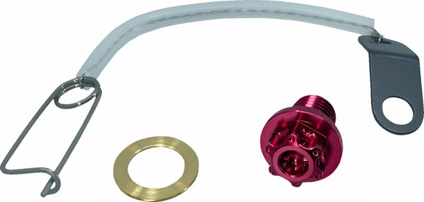 PSR-tyhjennystulppa 12x1.5x15 punainen 00-01946-24