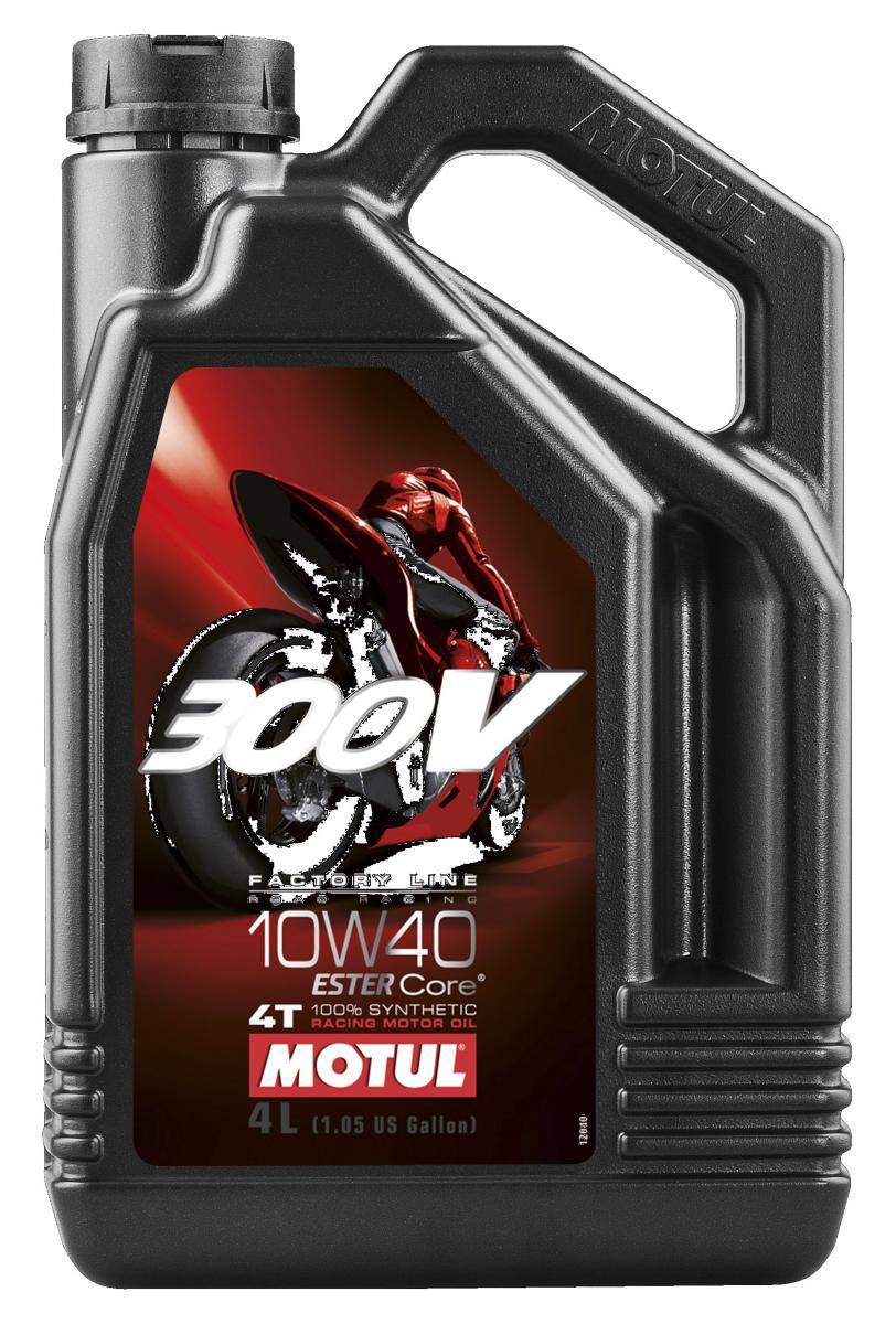 Motul-moottoriöljy 300 V 4T Tehdaslinja 10W-40 4L