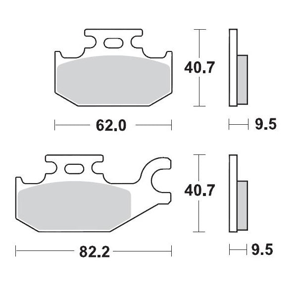 Moto-Master Brake Pad Racing 094211