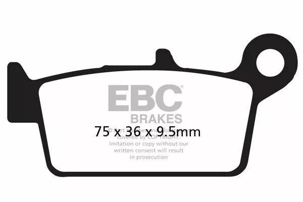 EBC BRAKE PAD SFA ORG -Skootteri SFA131/3