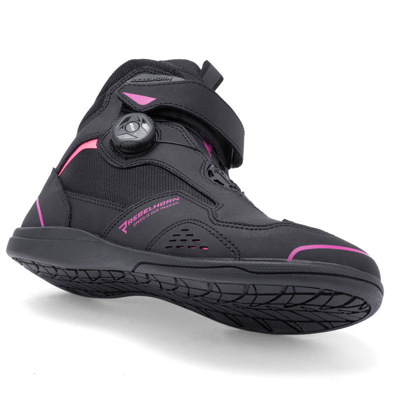 Rebelhorn Women MC shoes Spark II Black /Pink