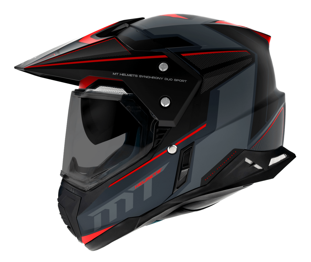 Mt Helmets Enduro MC Helmet Synchrony Patrol Matt Red