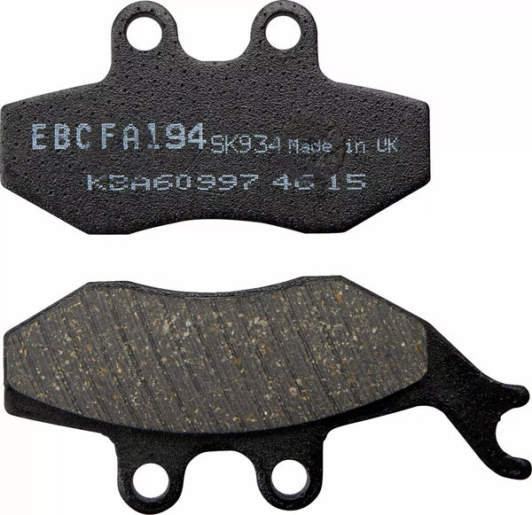 EBC BRAKE Pad FA näyttää orgaanisesta FA194: stä