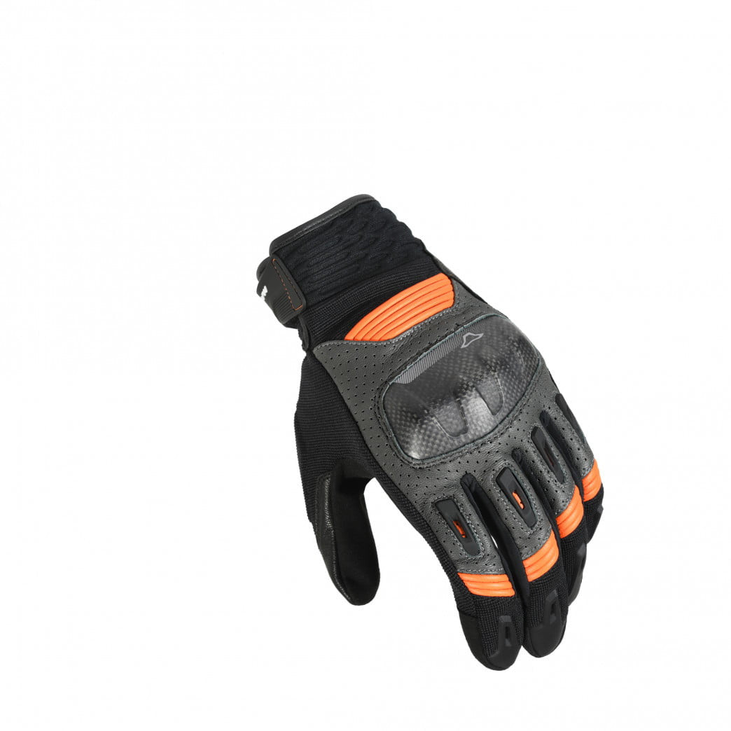 Macna MC Gloves Rime Grey /Oranssi