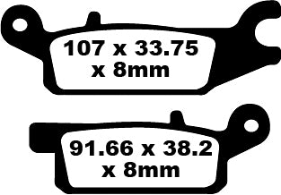 EBC -jarrutyyny Carbon TT Dirt FA443TT