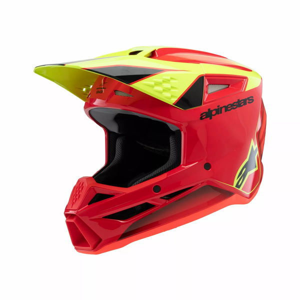 Alpinestars (MX) kypärän pinta SM3 Fry Rd/YL/BK Y 8301725-3051 -S