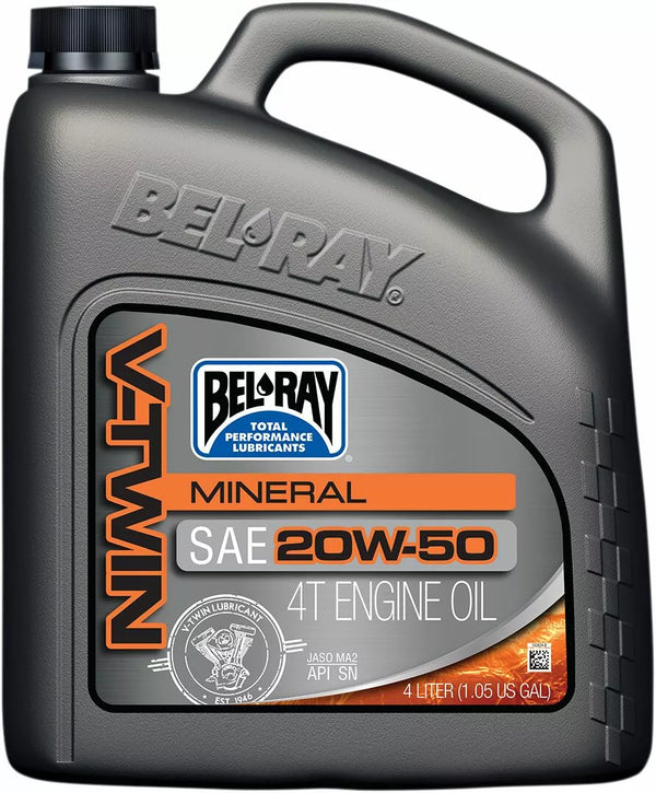 Bel-Ray Oil Vtwin 20W50 4L 96905-BT4