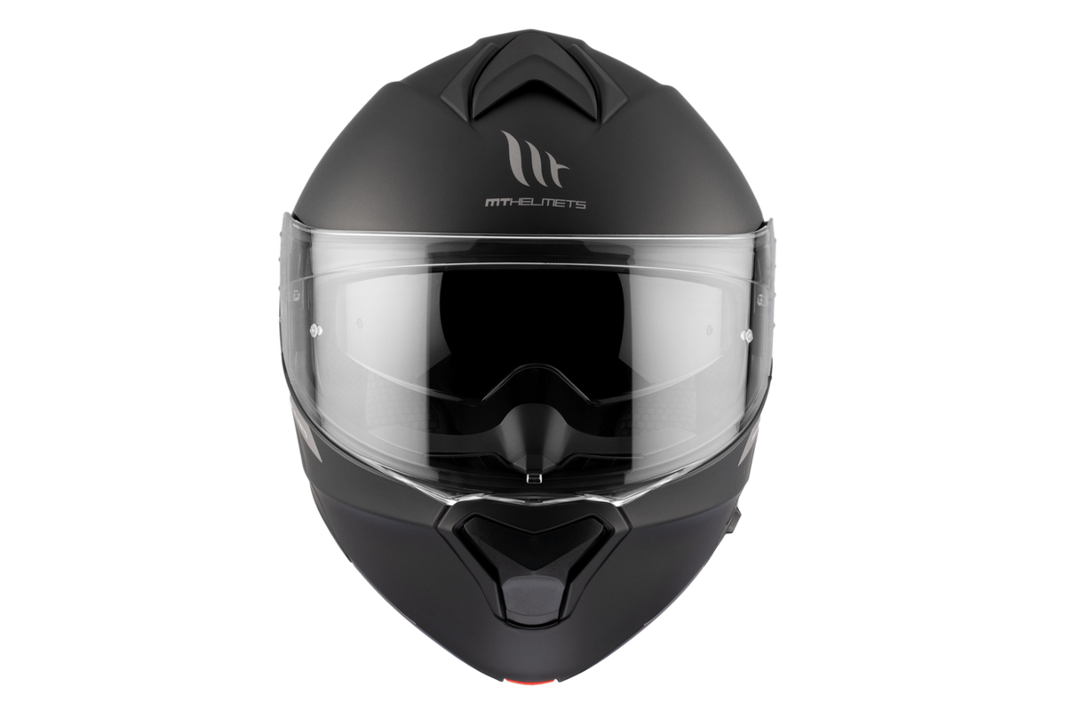 Mt Helmets Openable MC Helmet Genesis Sv Matt Black