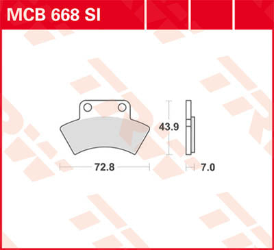 TRW -jarrutyyny TRW MCB668SI MCB668SI