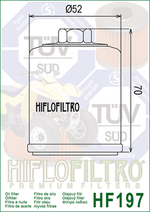 HIFLOFILTRO Oil Filter - HF197 HF197