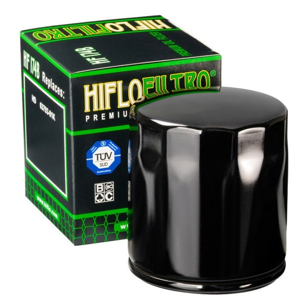 HIFLOFILTRO OIL FILTER GLOSSY BLACK - HF174B HF174B