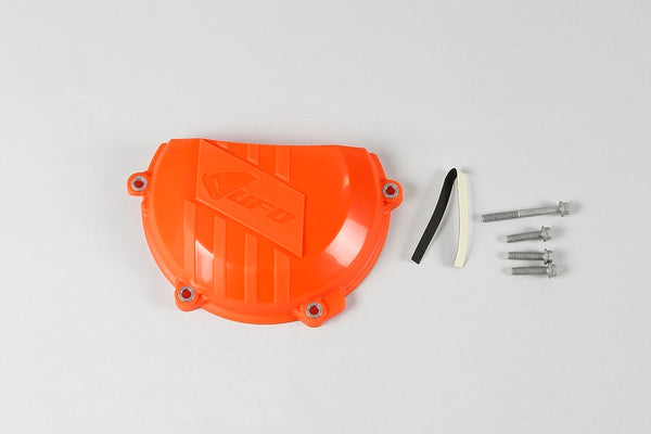 UFO Orange Clutch Cover Protection KTM SX-F/EXC-F 450 AC02412