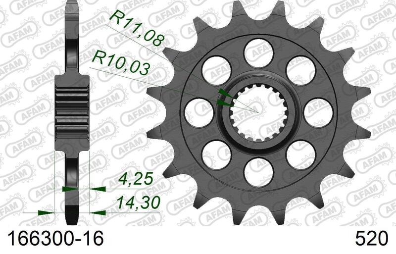 Afam Steel Standard Front Spack 166300 - 520