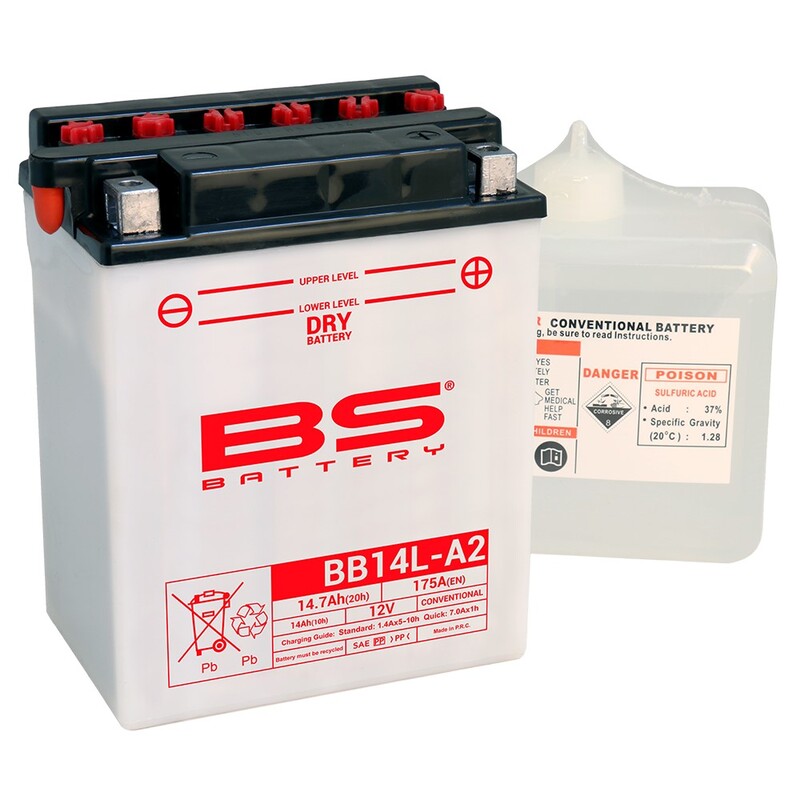 BS Battery Battery High suorituskyky happopakkauksella - BB14L -A2