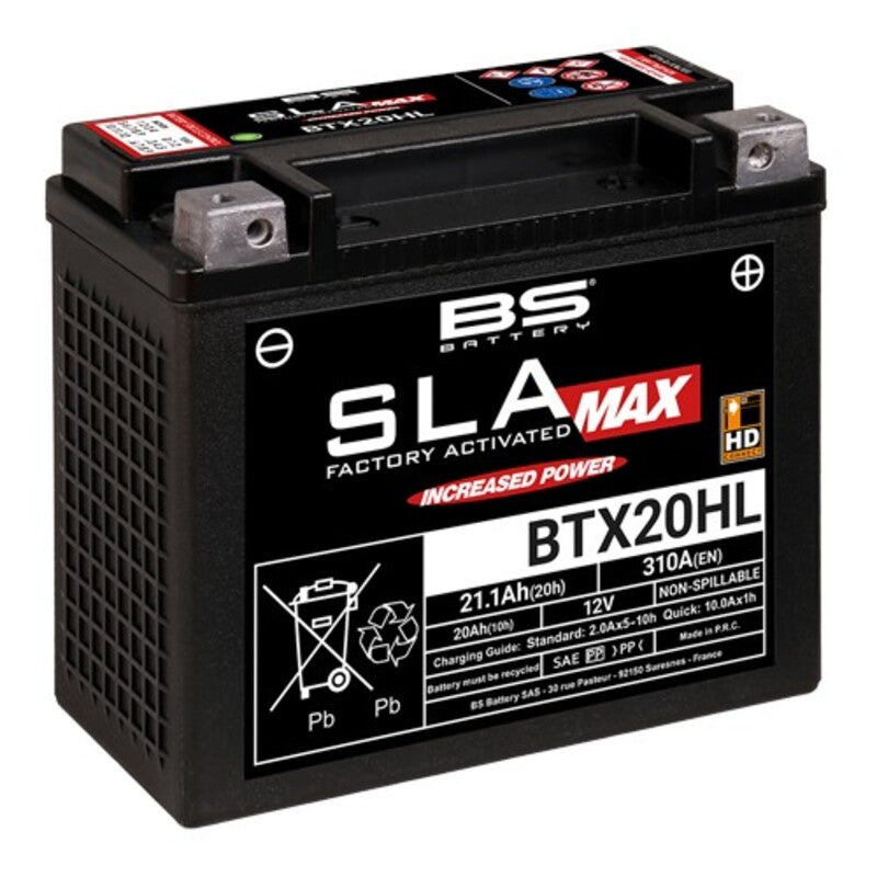 BS Battery SLA Max Akun huolto Vapaa tehdas aktivoitu - BTX20HL