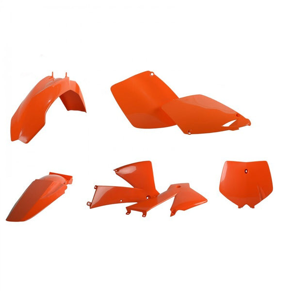 Poliisisort Plastics Kit Orange KTM SX125 90651
