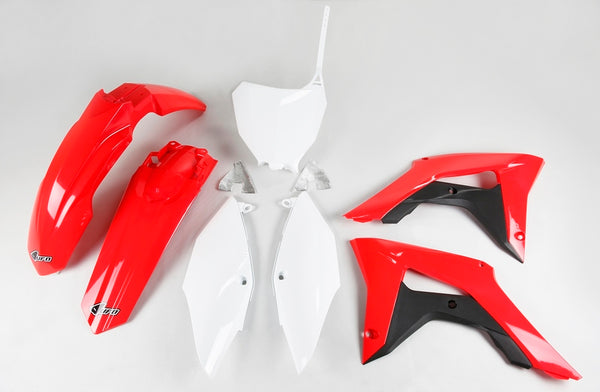 UFO Plastic Kit OEM Color (2017) Red/Black/White Honda CRF450R HOKIT119@999 