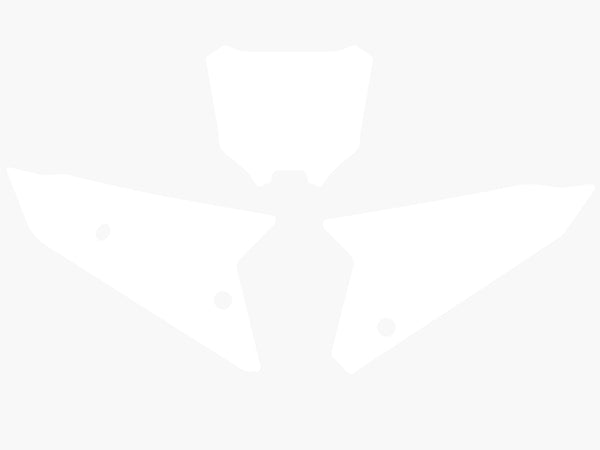 Blackbird -levytarrat Valkoiset Honda CRF450 3147/000005