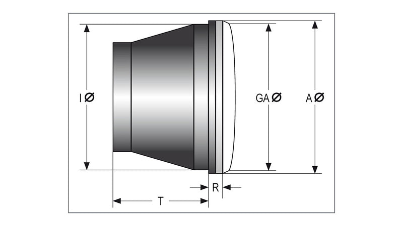 Highsider 7 "LED Head Light Insert Type8 226-002