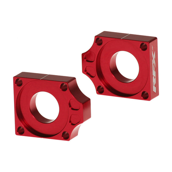RFX PRO 2 REAR AXLE Adjusters Blocks - Red FXAB5050099RD