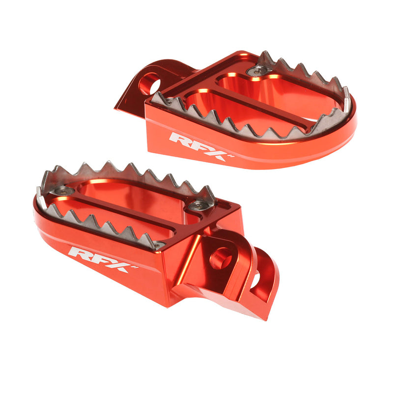 RFX Pro Series 2 Footrests (Orange) FXFR5010199OR